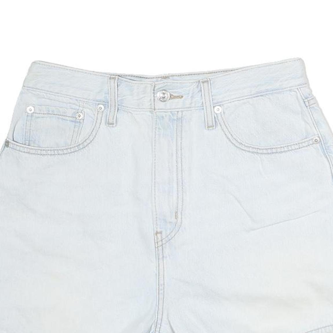 LEVI'S Mens Denim Light Blue Casual Shorts L W30 Classic Fit Cotton