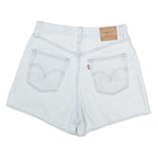 LEVI'S Mens Denim Light Blue Casual Shorts L W30 Classic Fit Cotton