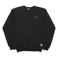 CARHARTT Mens Black S Sweatshirt Cotton Blend Crew Neck Casual Pullover