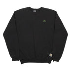 CARHARTT Mens Black S Sweatshirt Cotton Blend Crew Neck Casual Pullover