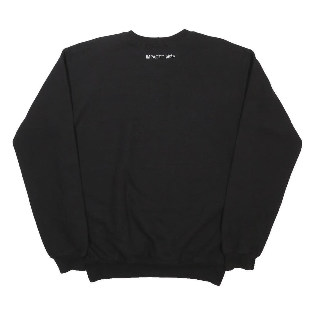 CARHARTT Mens Black S Sweatshirt Cotton Blend Crew Neck Casual Pullover