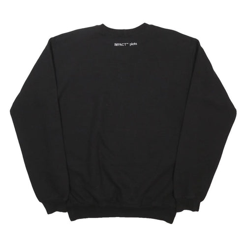 CARHARTT Mens Black S Sweatshirt Cotton Blend Crew Neck Casual Pullover