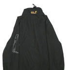 JACK WOLFSKIN Mens Black Outdoor Jacket S Polyester Plain Lightweight Zip Up