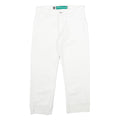 LEVI'S Silver Tab Womens Jeans White Regular Straight Denim W26 L24 Zip Cotton