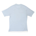 ADIDAS Mens Blue & White Graphic T-Shirt M Short Sleeve Crew Neck Sportswear