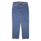 LEVI'S 550 Mens Jeans Blue Regular Straight Denim Medium W35 L34 Classic Fit