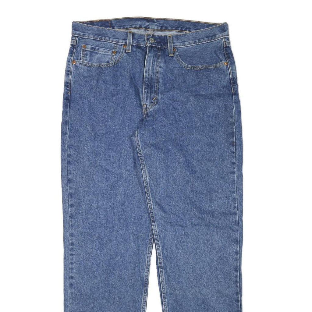 LEVI'S 550 Mens Jeans Blue Regular Straight Denim Medium W35 L34 Classic Fit