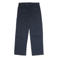 DICKIES Mens Polyester Blend Navy Regular Straight Trousers W32 L30 Workwear Zip