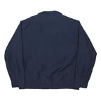CHAPS Mens Navy Blue Jacket XL Polyester Blend Zip Plain Lightweight