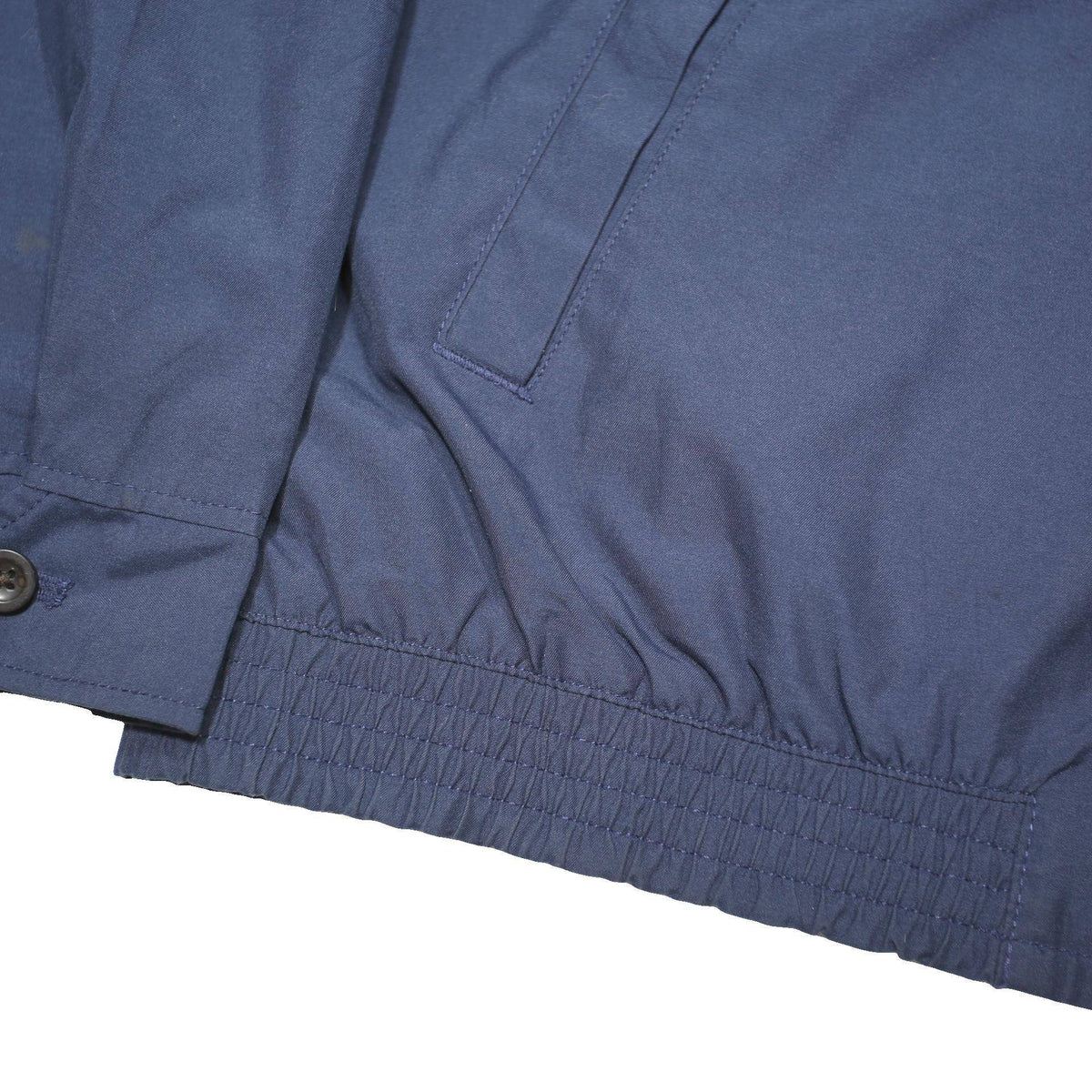 CHAPS Mens Navy Blue Jacket XL Polyester Blend Zip Plain Lightweight