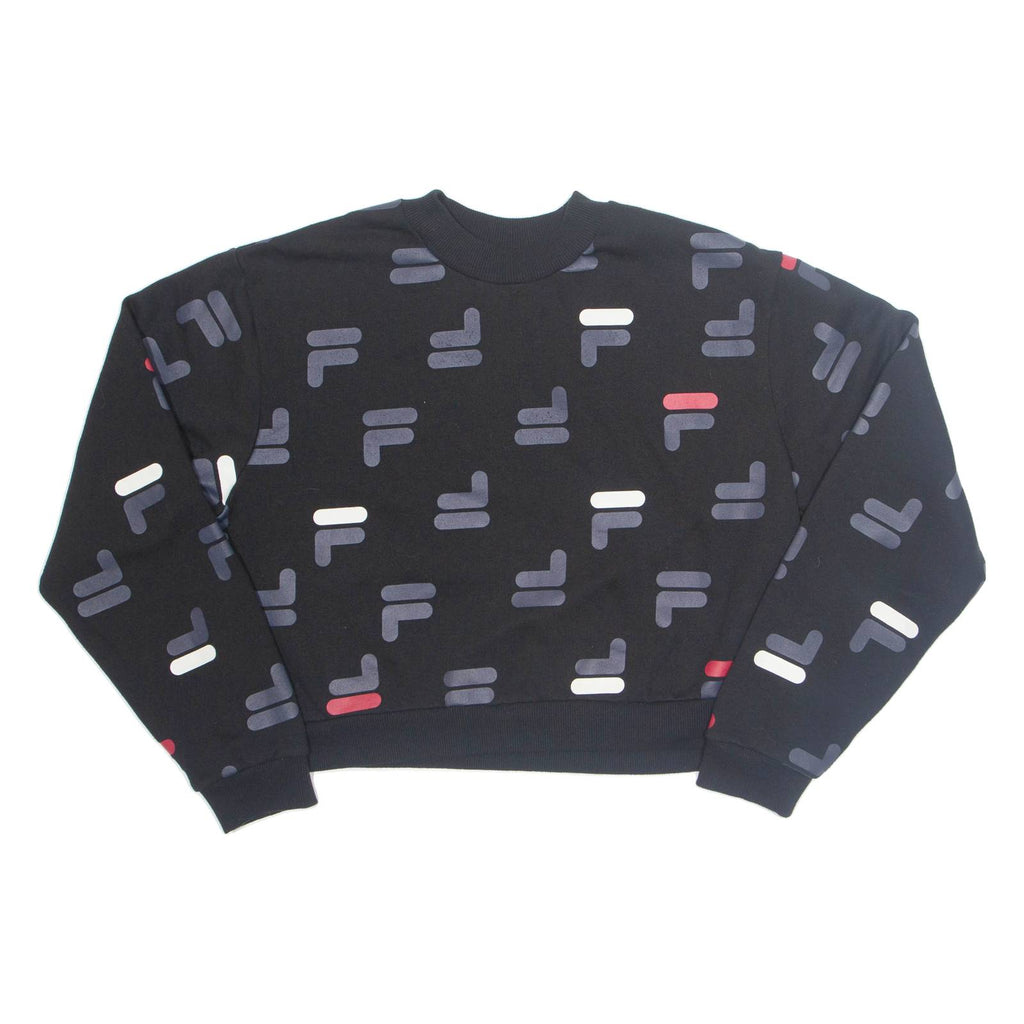 FILA Cropped Womens Sweatshirt Black XL