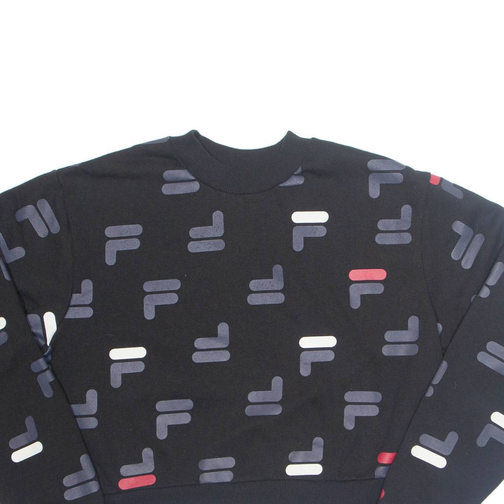 FILA Cropped Womens Sweatshirt Black XL