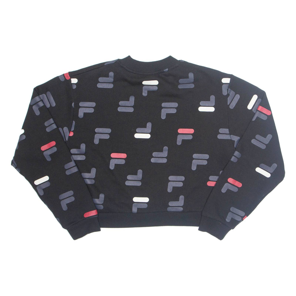 FILA Cropped Womens Sweatshirt Black XL