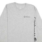 CARHARTT Mens Grey Long Sleeve Crew Neck Cotton Blend Logo Graphic L