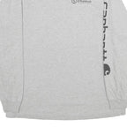 CARHARTT Mens Grey Long Sleeve Crew Neck Cotton Blend Logo Graphic L