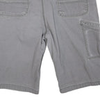CARHARTT Mens Grey Casual Relaxed Fit Cotton Blend Shorts L W36 Workwear Durable