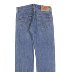 LEVI'S 501 Mens Jeans Blue Regular Straight Denim Medium W30 L30 Classic Button
