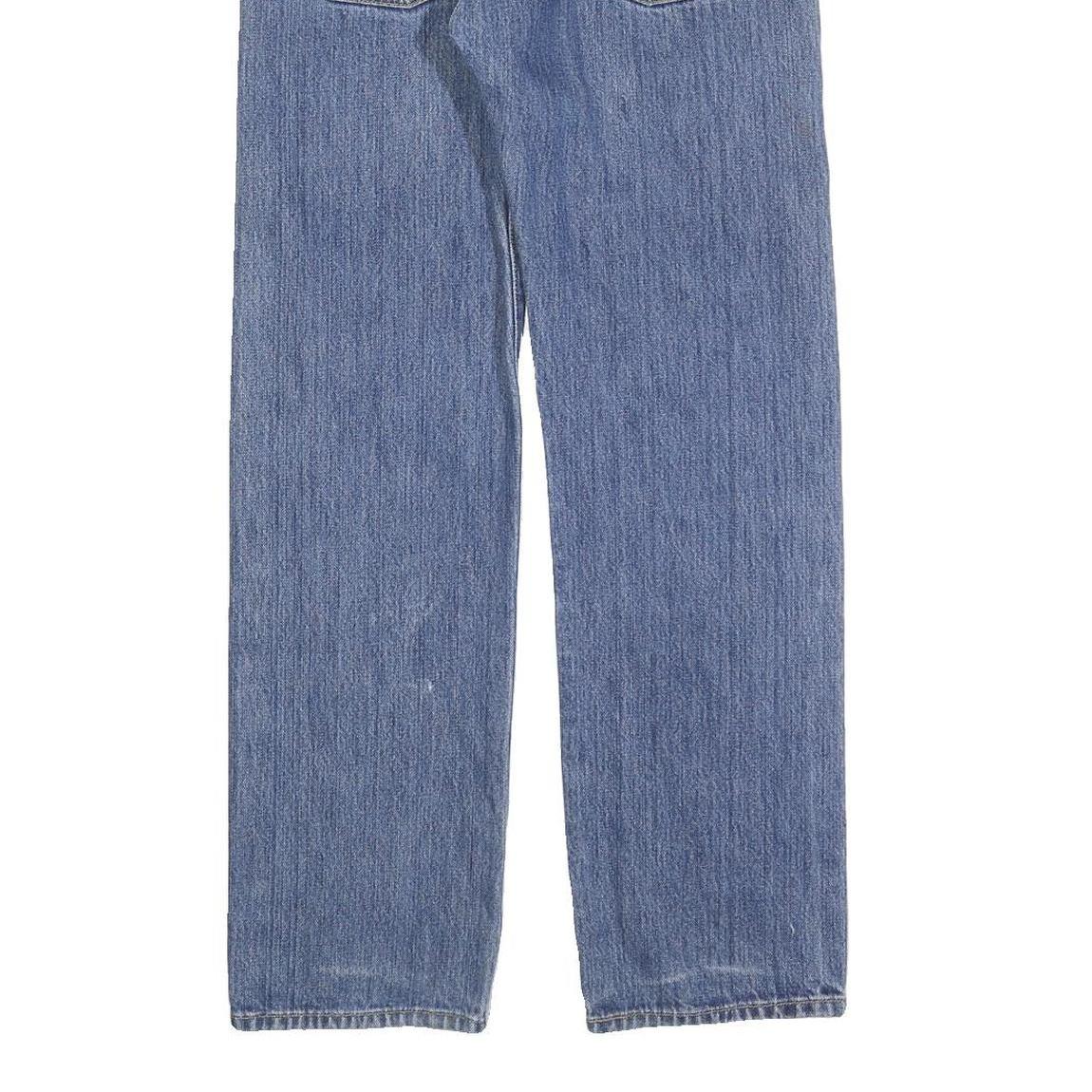 LEVI'S 501 Mens Jeans Blue Regular Straight Denim Medium W30 L30 Classic Button