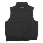 COOGI Mens Black Zip Jacket 2XL Polyester Plain Functional Pockets Sleeveless