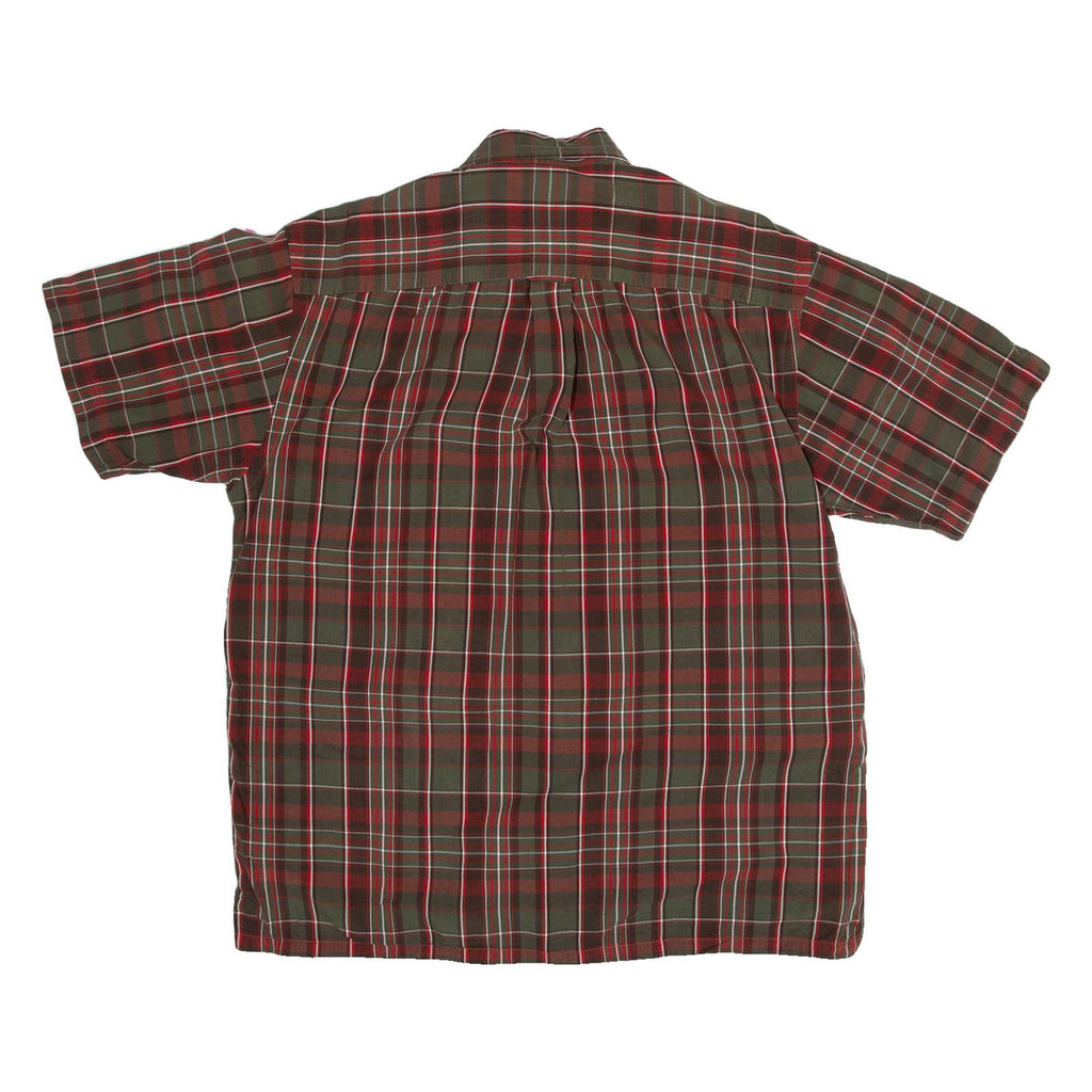 NAUTICA Mens Shirt Green Check M