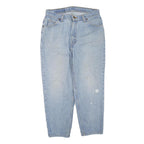 LEVI'S Womens Regular Blue Denim Light W32 L25 Classic Zip Closure Jeans