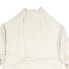 SUNDRESS Womens Cream Jacket XS Polyester Blend Plain Drawstring Casual