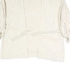 SUNDRESS Womens Cream Jacket XS Polyester Blend Plain Drawstring Casual