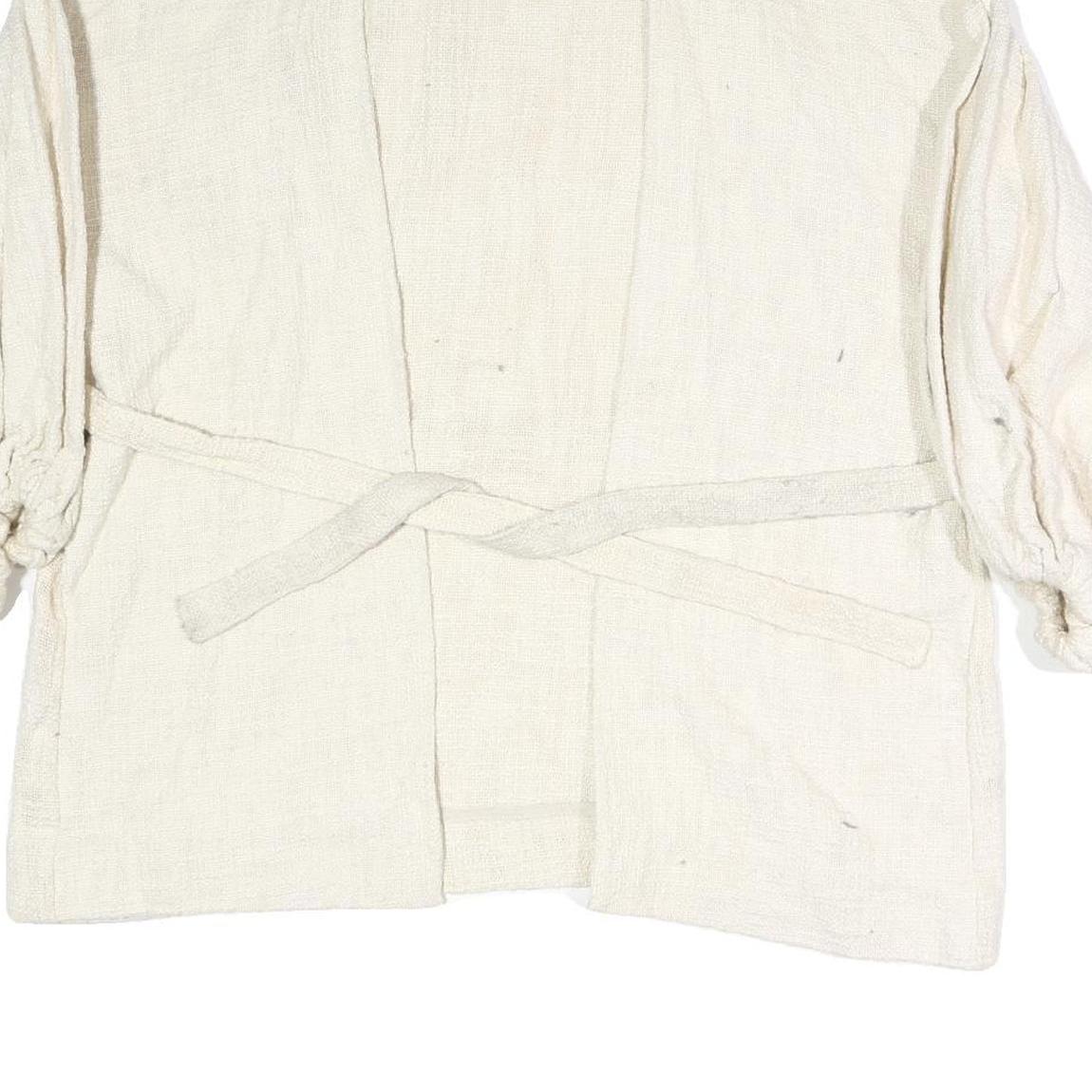 SUNDRESS Womens Cream Jacket XS Polyester Blend Plain Drawstring Casual