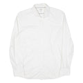 OLYMP Mens Plain Shirt White Long Sleeve M