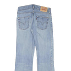 LEVI'S Womens Regular Fit Blue Denim Medium Wash W29 L29 Classic Jeans Zip