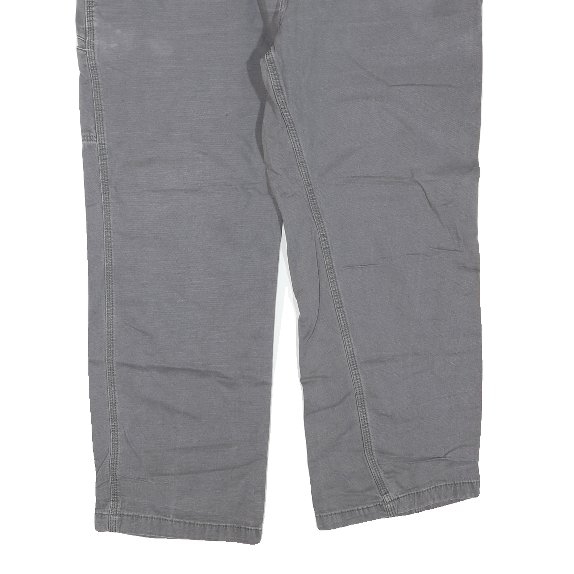 CARHARTT Mens Regular Grey Jeans Denim W42 L30 Relaxed Fit Workwear Zip Fly