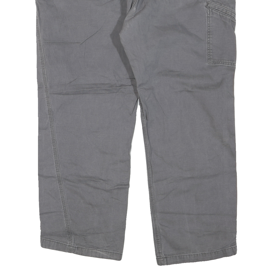 CARHARTT Mens Regular Grey Jeans Denim W42 L30 Relaxed Fit Workwear Zip Fly