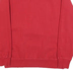 LEVI'S Boys Red XL Sweatshirt Cotton Blend Crew Neck Logo Print Pullover