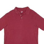 CARHARTT Mens Polo Shirt Maroon L