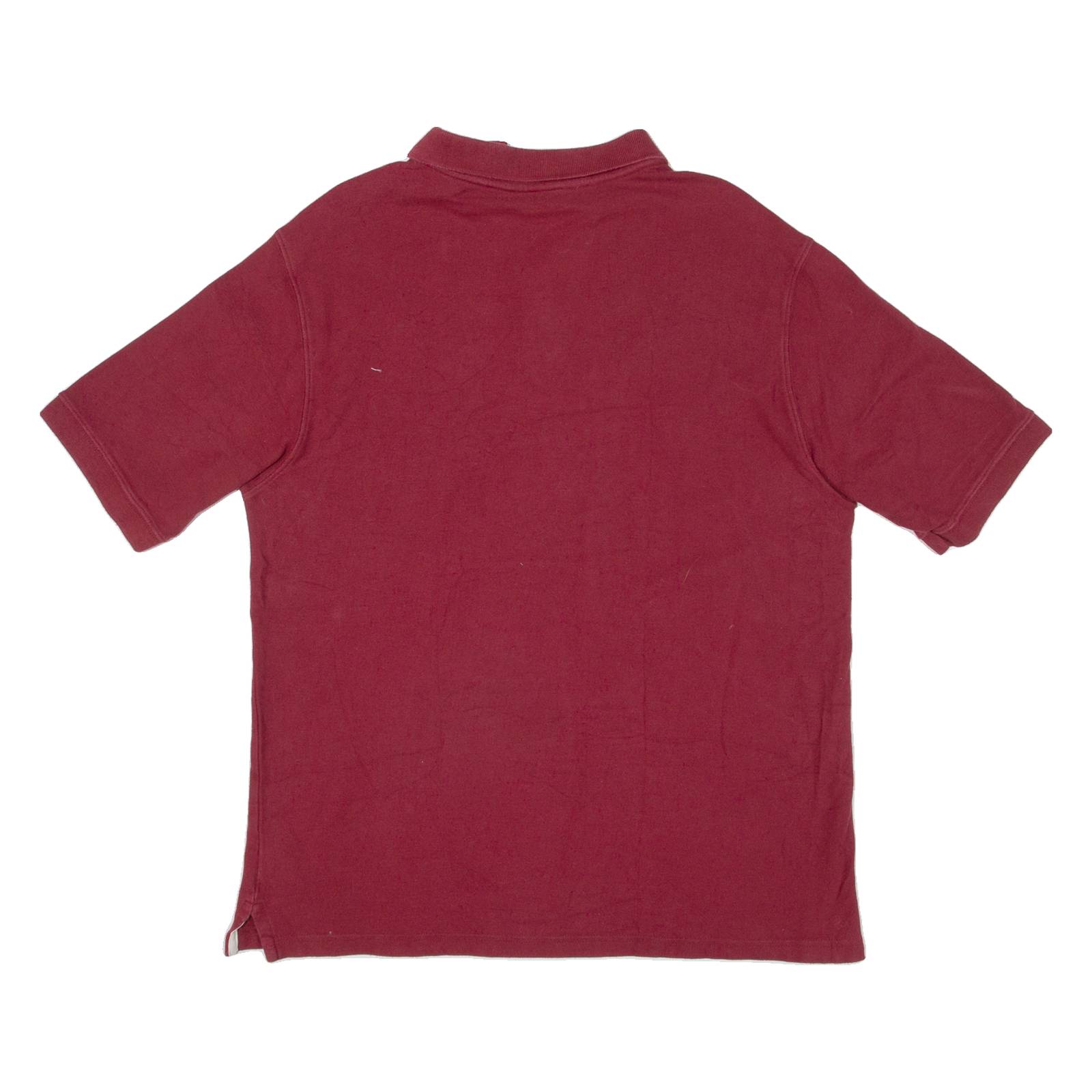 CARHARTT Mens Polo Shirt Maroon L