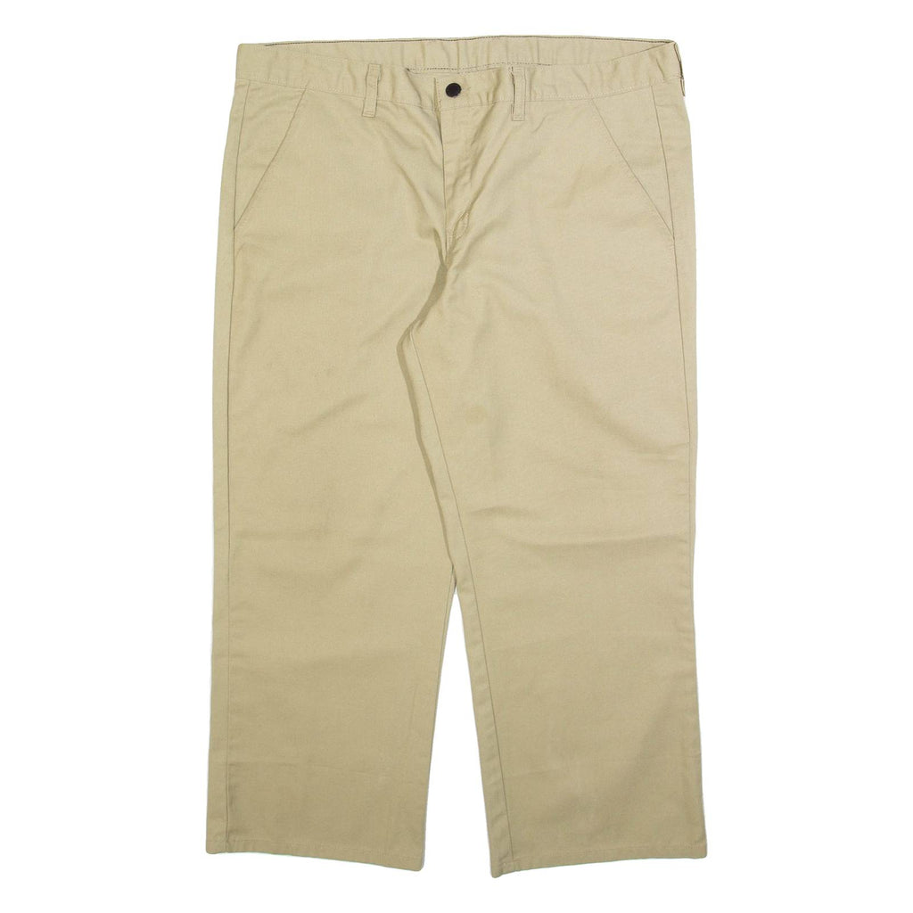 DICKIES Mens Trousers Beige Relaxed Straight W36 L25
