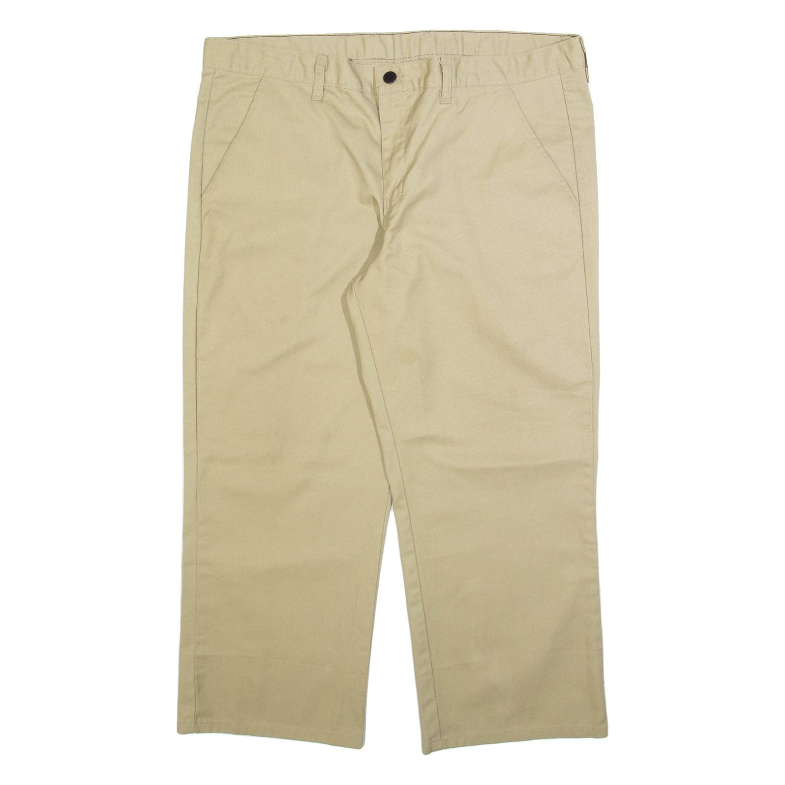 DICKIES Mens Trousers Beige Relaxed Straight W36 L25