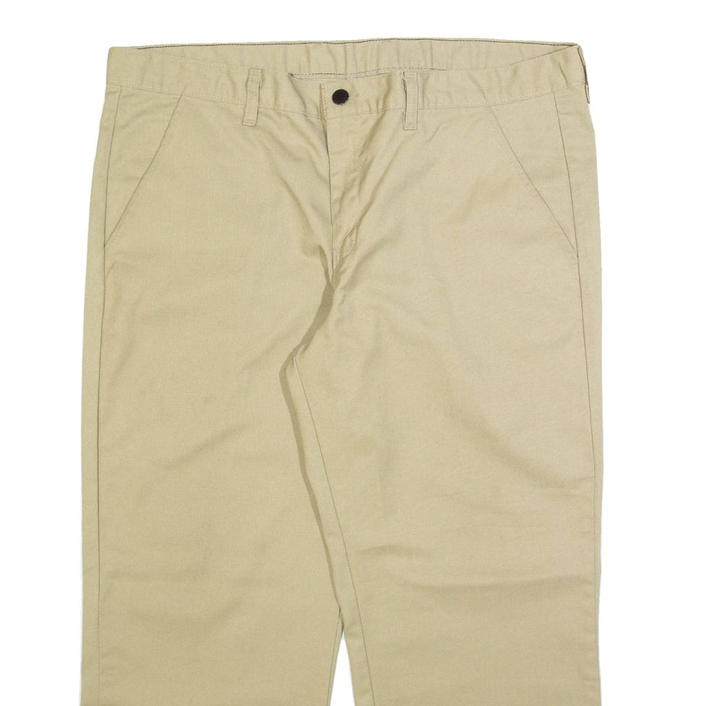 DICKIES Mens Trousers Beige Relaxed Straight W36 L25