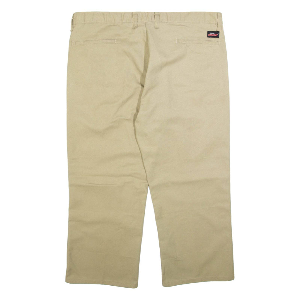 DICKIES Mens Trousers Beige Relaxed Straight W36 L25