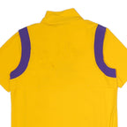 NIKE Mens Yellow & Purple Logo Zip Jacket M Polyester Short Sleeve Sports