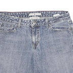 TOMMY HILFIGER Womens Denim Blue Boyfriend Shorts UK 8 W30 Casual Cotton
