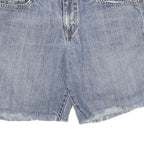 TOMMY HILFIGER Womens Denim Blue Boyfriend Shorts UK 8 W30 Casual Cotton