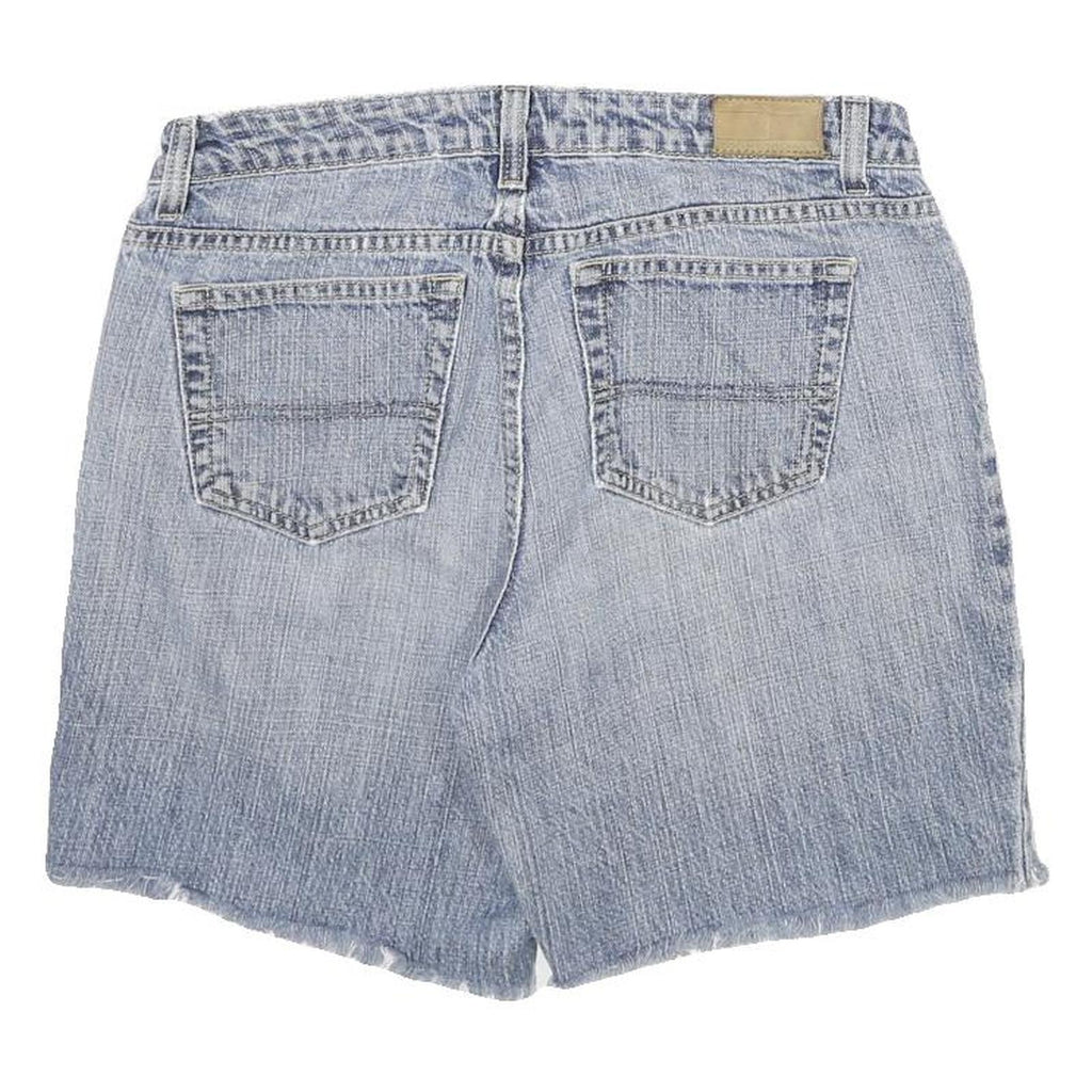 TOMMY HILFIGER Womens Denim Blue Boyfriend Shorts UK 8 W30 Casual Cotton