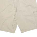 DICKIES Mens Beige Cargo Shorts L W36 Cotton Blend Workwear Comfortable Fit