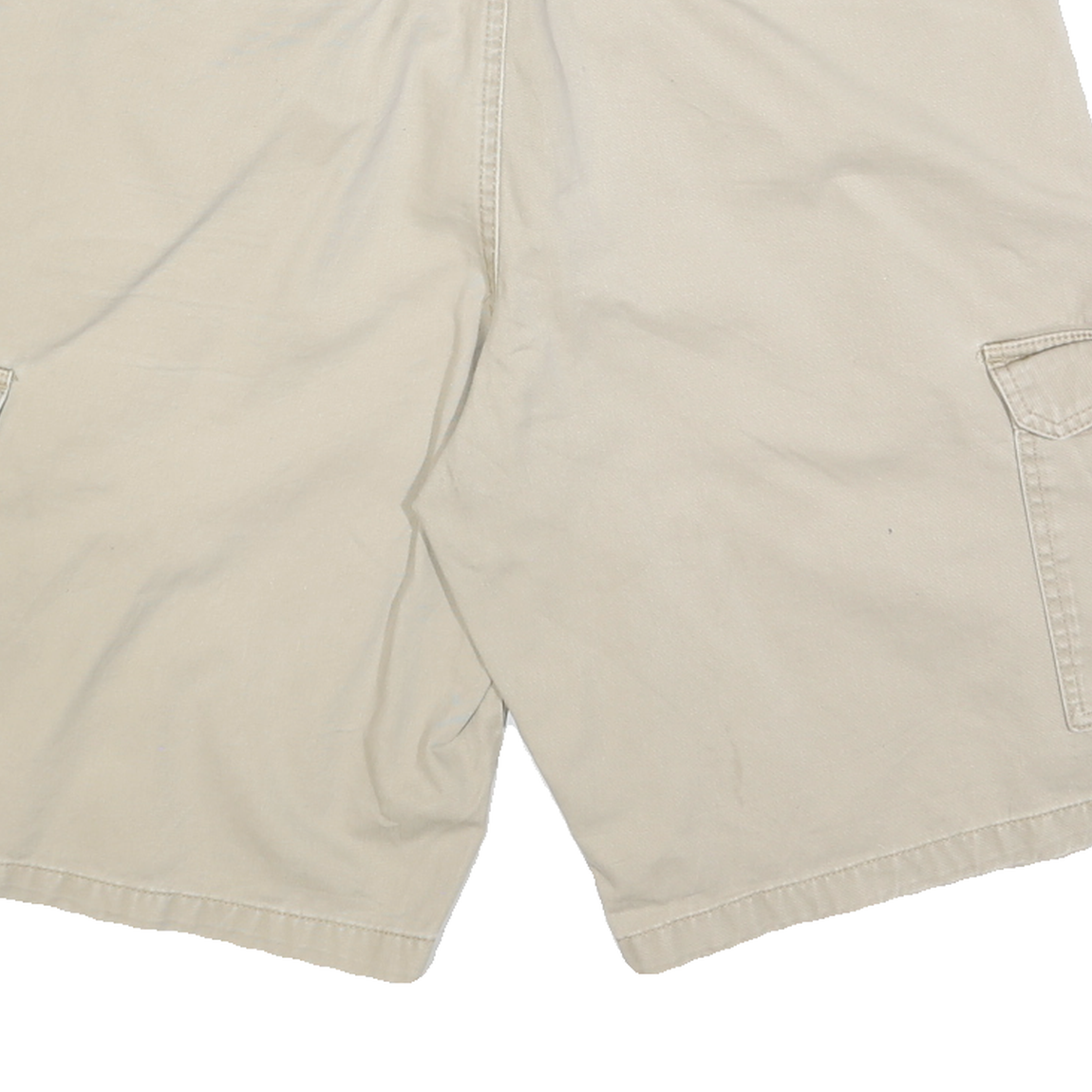 DICKIES Mens Beige Cargo Shorts L W36 Cotton Blend Workwear Comfortable Fit