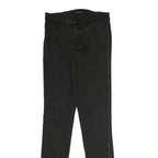 J BRAND Womens Slim Black Skinny Denim Raw W26 L29 Zip Cotton Jeans