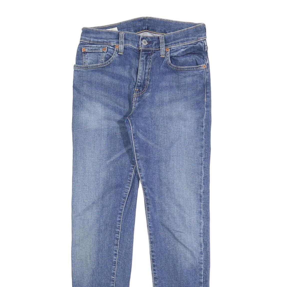 LEVI'S 512 BIG E Mens Jeans Blue Slim Skinny Denim W28 L32 Stretch Cotton Blend