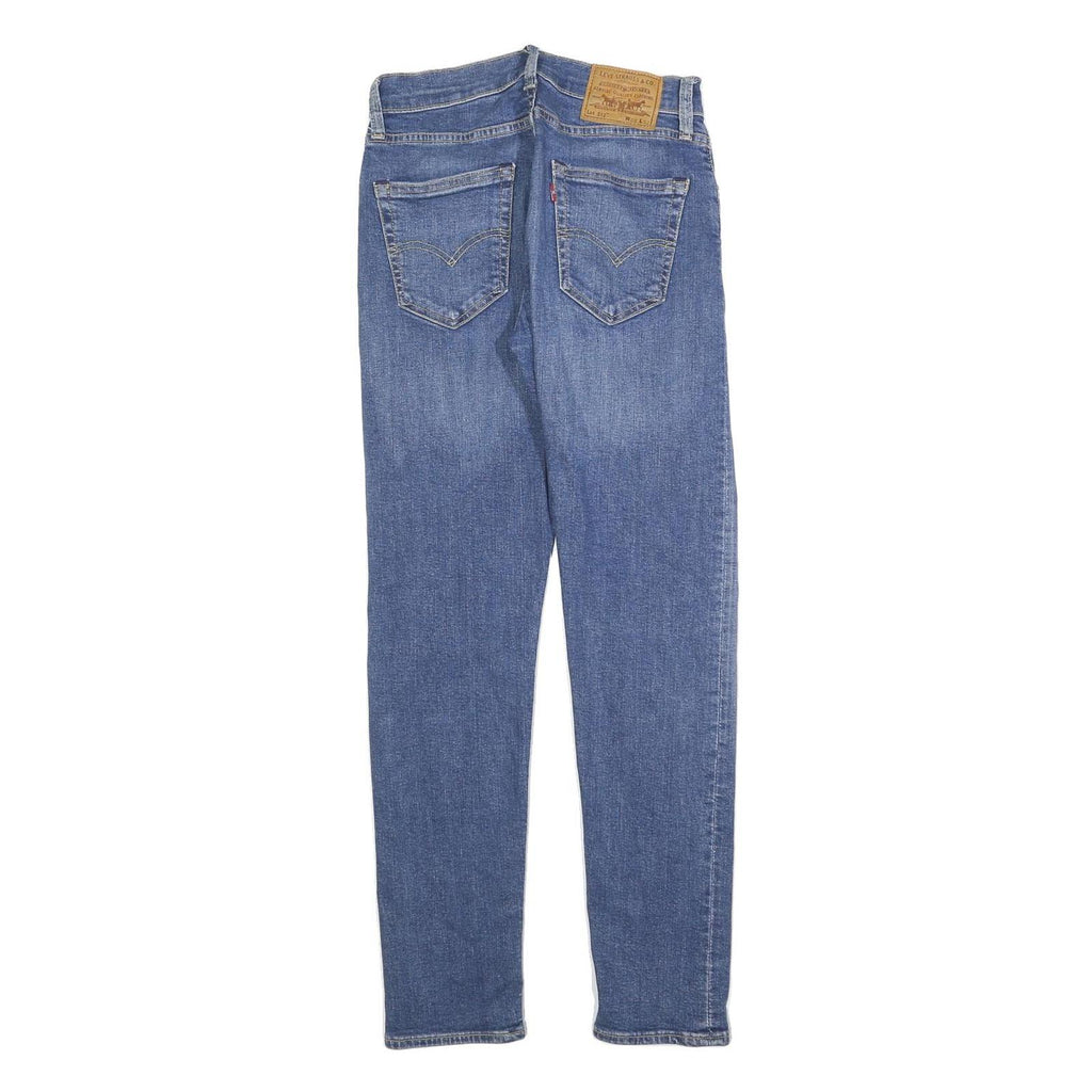 LEVI'S 512 BIG E Mens Jeans Blue Slim Skinny Denim W28 L32 Stretch Cotton Blend