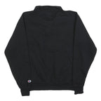 CHAMPION Mens Black Class of 2016 Half Zip M Sweatshirt Cotton Blend Casual