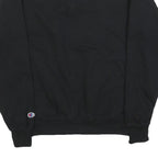 CHAMPION Mens Black Class of 2016 Half Zip M Sweatshirt Cotton Blend Casual